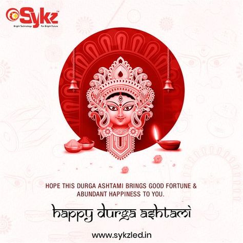 👏Happy Durga Ashtami👏 Hope This Durga Ashtami Brings Good Fortune & Abundant Happiness To You. Visit: http://skyzled.com #durgaashtami #durgapuja #navratri #sykzled #Led #lighting Ashtami Creative Ads, Durga Ashtami Creative Ads, Durga Puja Creative Ads, Navratri Creative Ads, Navratri Post, Restaurant Creatives, Diwali Image, Happy Durga Ashtami, Durga Ashtami