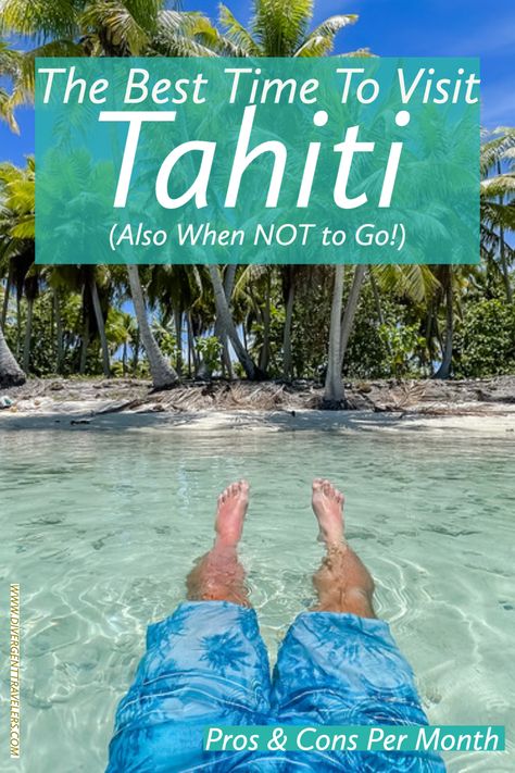 Ah, Tahiti! It's the perfect place to escape the hustle and bustle of everyday life and immerse yourself in the stunning beauty of the South Pacific. With warm temperatures year-round, there's no wrong time to visit but think again. Our detailed best time to visit Tahiti travel guide lays out the pros and cons of each month so you can pllan your dream vacation during the right time of the year. Discover the perfect month to visit Tahiti today! Tahiti Travel Guide, What To Do In Tahiti, Things To Do In Tahiti, Tahiti Outfits, Tahiti Itinerary, Tahiti Aesthetic, Tahiti Cruise, Tahiti Vacation, Tahiti Honeymoon