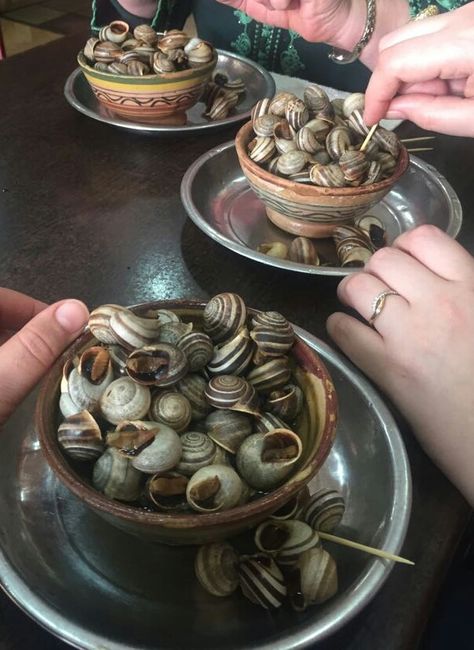 [I Ate] Snails Moroccan Recipes, Cute Instagram Pictures, Moroccan Food, Food Images, The Hub, Instagram Pictures, Stuffed Mushrooms, Instagram