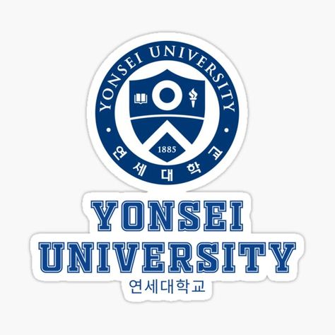 Yonsei University, in Seoul South Korea Logo. Best printed on a shirt or sweatshirt. • Millions of unique designs by independent artists. Find your thing. Universitas Yonsei, Motivate Study, Korean University, Korea Logo, Dream University, Yonsei University, Fridge Organizer, Korea University, Drama School