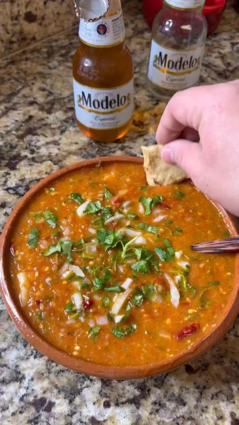 @freddsters salsa borracha🍻🍻 in 2022 | Mexican food recipes authentic, Mexican salsa recipes, Salad recipes healthy lunch Easy Mexican Food Recipes, Easy Mexican Food, Salsa Borracha, Alfredo Garcia, Mexican Salsa Recipes, Homemade Salsa Recipe, Mexican Salsa, Hot Sauce Recipes, Mexican Tacos