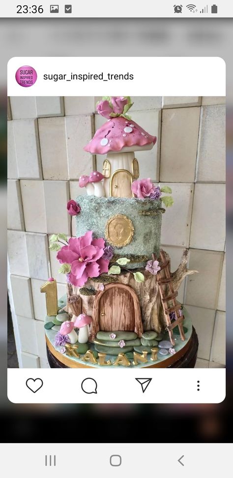 Fairy Garden Birthday Cake, Enchanted Forest Cake, Fairy House Cake, Garden Birthday Cake, Enchanted Forest Birthday Party, Fairy Garden Cake, Enchanted Forest Birthday, Fairy Birthday Cake, 12th Birthday Cake