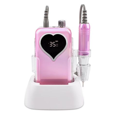 35000RPM Nail Drill Machine For Manicure Nail File With Heart Screen Acrylic Electric Nail Drill Milling Cutter Nail Art Tools _ - AliExpress Mobile Electric Nail Drill, Drill Machine, Nail Drill Machine, Salon Furniture, Milling Machine, Manicure Set, Nail Drill, Manicure Tools, Art Tools