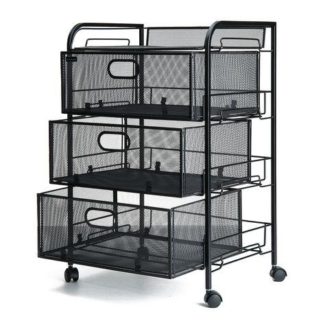 Lightweight Storage, Rolling Utility Cart, Basket Drawers, Rolling Storage Cart, Rolling Storage, Mind Reader, Rolling Cart, Utility Cart, Storage Cart