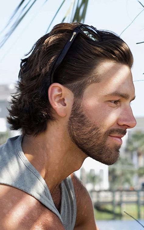 Long Slicked Back Hair, Long Hair Fade, Mens Haircuts Short Hair, Gents Hair Style, Guy Haircuts Long, Mens Hairstyles Medium, Mens Hairstyles Thick Hair, Wavy Hair Men, Medium Length Hair Men