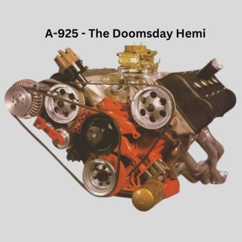 A 426 hemi dual overhead cam engine Chrysler Hemi, Hemi Engine, Car Magazine, Mopar, Engineering, Design