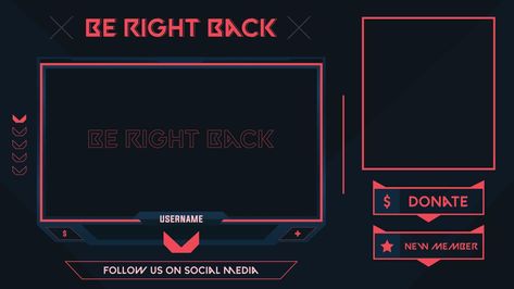 Be Right Back Stream, Stream Background, Black Theme, Background Ideas, Be Right Back, Iconic Movies, Live Streaming, Vector Art, Vector Free