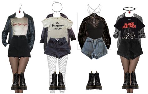 2014 Kpop Outfits, Rock Girly Outfits, 2010 Tumblr Aesthetic Outfits, 2010s Tumblr Outfits, Grunge Polyvore Outfits, 2017 Outfits Tumblr, Girly Grunge Outfits Summer, 2010 Fashion Aesthetic, Tumblr Girly Outfits