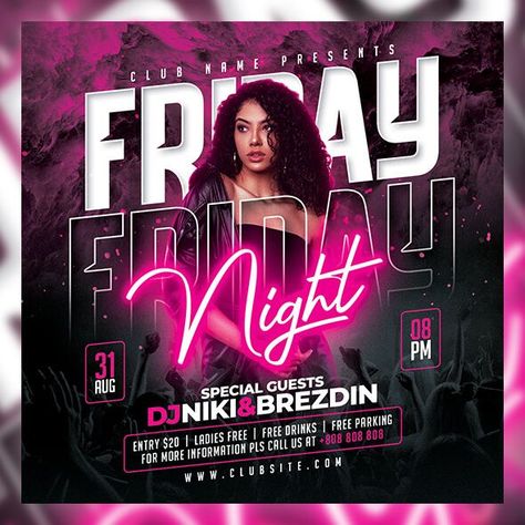 High quality Night Club Flyer template design in .psd file which is fully layered and very easy to edit as per your requirement | DJ Flyer | Party Flyer Pool Party Flyer, Pool Parties Flyer, Night Club Flyer, Concert Poster Design, Photoshop Design Ideas, Club Poster, Flyer Design Inspiration, Flyer And Poster Design, Graphic Design Photoshop