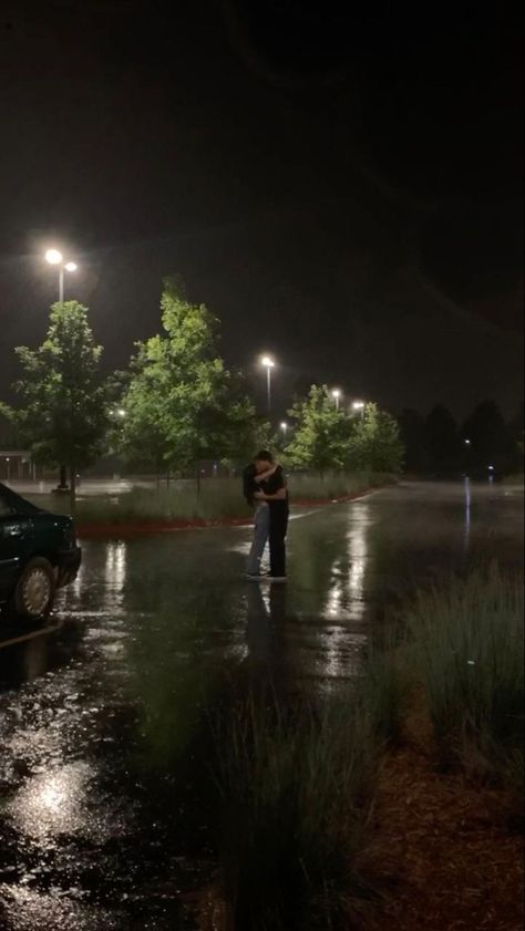 Couples Dancing In The Rain, Fp Jones, Couple In Rain, Couples Dancing, Kevin Kaarl, I Love Rain, Dark Nature Aesthetic, Night Landscape