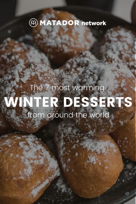 Winter Sweets Desserts, Warm Desserts Winter, Desserts From Around The World, Winter Flavors, Japanese Pastries, Pastry Ideas, Desserts Around The World, Hot Desserts, Winter Deserts