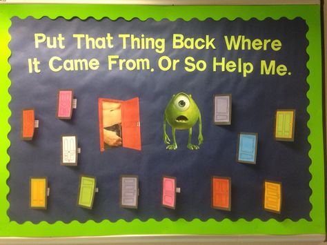 Monsters Inc Ra Bulletin Board, Title Ix Bulletin Board, Monster Inc Bulletin Board, Monsters Inc Bulletin Board, Healthy Relationships Bulletin Board, Residence Life Bulletin Boards, Ra Programs, Rez Life, Summer Boards