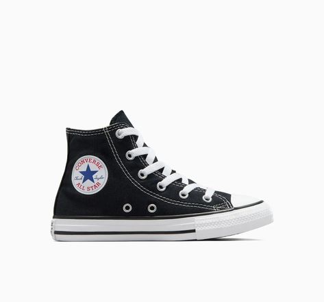 Chuck Taylor All Star Black Black Converse Cheap, Converse Star Shoes, Cute Shoes Converse, Converse Cheap, Chuck Taylors Black, Womens Converse Shoes, Converse Shoes Women, Black Converse High Tops, Converse Shoes Black