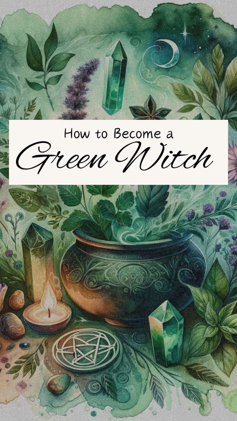 Learn how to harness real magic powers from the natural gifts of Mother Earth - plants, flowers, herbs, food. Step into the enchanted world of green witchery through rituals, altars, potion making and more. Forest bathe under the full moon, craft crystal grids amid the ancient trees, prepare herbal blends using timeless natural remedies passed down from the ancients. Green Witch Protection Spell, Green Witch Crystals, Green Witch Aesthetic Nature, Green Witch House, Green Magic Aesthetic, Green Witch Altar, Virgo Witch, Herbs Witch, Green Witchery