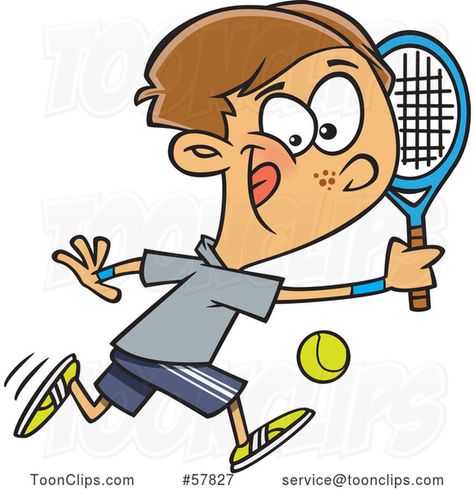 Cartoon White Boy Playing Tennis #57827 by Ron Leishman Playing Tennis Drawing, Tennis Drawing, Playing Tennis, Cartoon People, Cartoon Man, Play Tennis, Boys Playing, Cartoon Drawing, White Boys