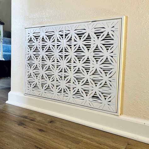 ReventCovers - Etsy Canada Star Pattern Design, Air Return Vent Cover, Wall Vent Covers, Return Air Vent, Air Return, Dishwasher Cover, Floor Vents, Air Vent Covers, Bathroom Remodel Tile