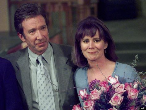 Tim Allen and Patricia Richardson tears in the final episode of the series. Patricia Richardson, Jill Taylor, Tim Taylor, Jonathan Taylor Thomas, Home Improvement Show, Home Improvement Tv Show, Tim Allen, Diy Posts, Middle Child