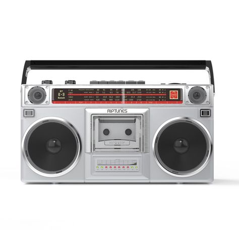 Radio Cassette Stereo Boombox With Bluetooth Audio RETRO VIBE POWERED WITH MODERN-DAY FEATURES Revisit the nostalgic memories from the past with the vintage-styled RACR-510BT Retro Bluetooth Boombox Cassette player having rich sound quality, built-in stereo speakers, Bluetooth connectivity, and ultimate wireless audio experience. WIDE BLUETOOTH COMPATIBILITY Stream your treasured music with an inherent Bluetooth feature that allows super-fast wireless pairing to a wide range of devices like iPho Nostalgic Memories, Music Machine, Radio Cd Player, Boom Bap, Portable Radio, Old Radios, Cassette Player, Bluetooth Audio, Mp3 Players