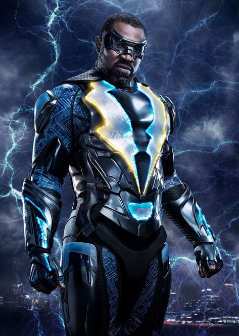 Black Lightning Season 1: CW Releases New Promo Images Black Lightning Tv Show, Black Lightning Static Shock, Lightning Character, Lightning Final Fantasy Xiii, Lightning Drawing, Cress Williams, Phoenix Photography, Black Lightening, Lightning Photos