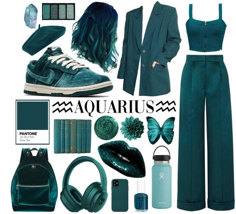 TEAL Outfit | ShopLook Teal Color Palette Outfit, Teal And Purple Outfits, Dark Turquoise Outfit, Teal Monochromatic Outfit, Light Teal Outfit, Teal Aesthetic Outfit, Peacock Blue Outfit, Teal Shoes Outfit, Turquoise Outfit Aesthetic