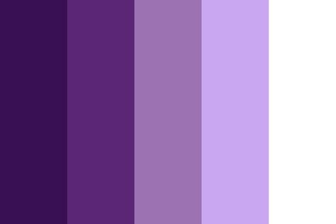 Purple to White Color Palette Purple Degrees Color, White And Purple Color Palette, Bright Purple Color Palette, Black Color Palettes, Purple Colour Palette, Black And White Color Palette, Cat Demon, White Color Palette, Yarn Blanket