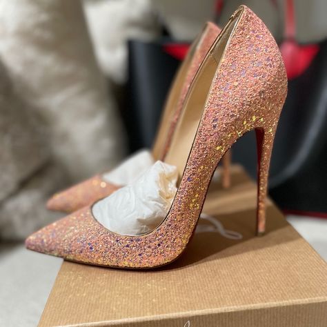 Brand New Inbox, Christian Louboutin So Kate 120 Pink Dragonfly Pompadour Size 40.5 Or Us 10.5 Pink Dragonfly, Fancy Heels, Louboutin So Kate, Cute Shoes Heels, Fab Shoes, Christian Louboutin So Kate, Pink High Heels, Makeup Stuff, So Kate