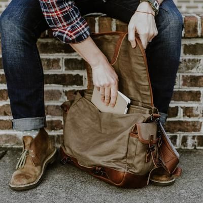 Waxed canvas jacket