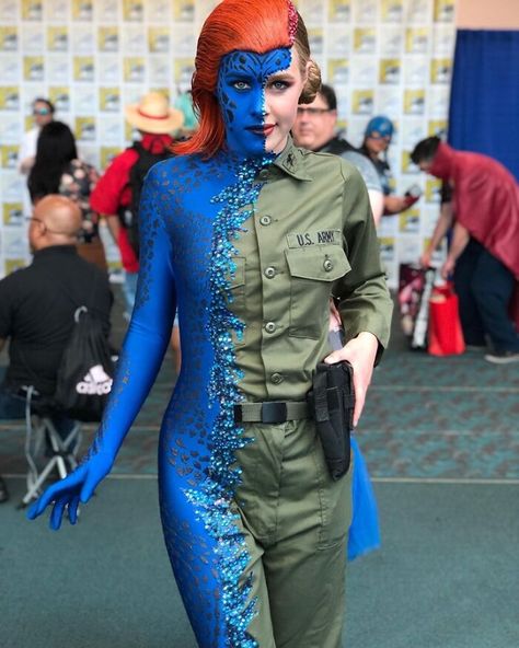 Mystique Cosplay, Raven Darkhölme, Miss Marvel, Halloween Queen, Comics Marvel, Marvel Cosplay, Amazing Cosplay, Cosplay Dress, Best Cosplay