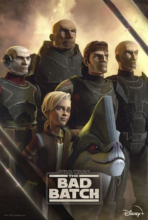 Poster Gallery | The Bad Batch Season 3 | StarWars.com Ahsoka Rebels, Star Wars Bad Batch, Star Wars The Bad Batch, Captain Rex, Mission Complete, The Bad Batch, Clone Troopers, Cuadros Star Wars, Bad Batch