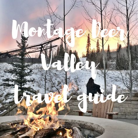 Montage Deer Valley, Deer Valley Utah, Deer Valley, Park City Utah, Fall Travel, East Village, Pack Your Bags, What To Pack, Park City