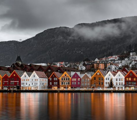 Bryggen, Bergen, Norway Norway Aesthetic, Candela Obscura, Norway City, Norway Bergen, Norwegian People, Ios Homescreen, Bergen Norway, Historical Landmarks, Cultural Experience