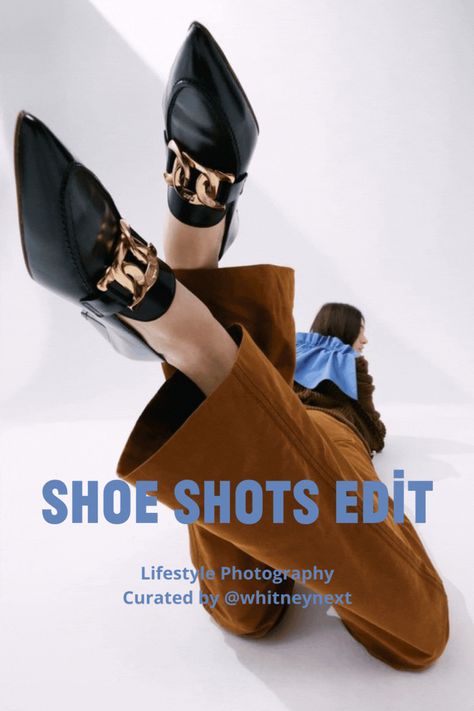 Welcome to my Shoe Shots Fashion Photography edit board! I included a variety of fashion photography inspiration – focused on cool, interesting ways to shoot shoes. Always looking for modern poses and campaigns from Isabel Marant to Zara. Follow this board for more shoe photography inspiration. I am here for you Creative Directors! Need help with swipe? > r@whitneynext.com Shoes Editorial, Shooting Studio, Shoes Fashion Photography, 2022 Fashion Show, Shoes Ads, Creative Shoes, Shotting Photo, Shoes Photography, Shoes Photo