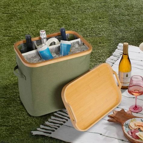 A Portable Cooler That's Also a Table, Plus 5 More Clever Items Poppy Gifts, Rolling Cooler, Cleaning Gift, Entertaining Gifts, Portable Cooler, Beverage Cooler, Champagne Bottles, Wine Enthusiast, Holiday Entertaining