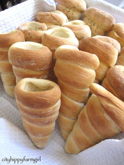 Bread Cones, Cream Horn, Cones Diy, Bread Shaping, Tuna Fish, Delicious Bread, Fair Food Recipes, Egg Salad, Bread And Pastries