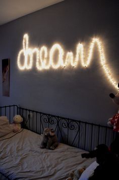 1000+ ideas about Rope Lighting on Pinterest | Led Strip, Led Rope ... Teen Room Organization, String Lights In The Bedroom, Rainbow Room, Dorm Walls, Rope Light, Trendy Bedroom, Living Room Diy, Trendy Home