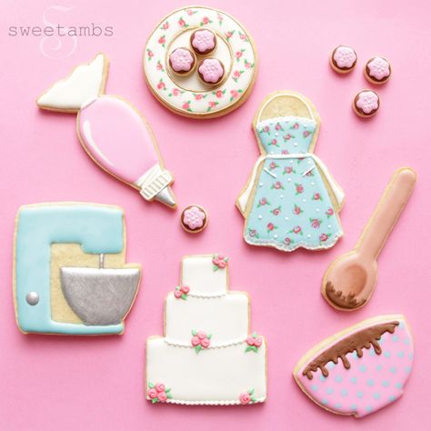 Simple Cookie Recipe, Cute Link, Cookies Cute, Simple Cookie, Baking Theme, Cookies Decoradas, Decorated Cookies Tutorial, Cookie Tutorials, Fancy Cookies