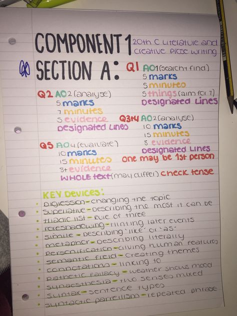 Language Paper 1 Gcse, English Language Paper 2 Gcse Revision, English Language Paper 1 Revision, Revision English, English Language Paper 1, Gcse Poems, Prose Writing, English Gcse Revision, Handwriting Inspo