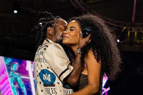 After her flirty performance with Popcaan, the former Miss World Toni-Ann Singh was seated backstage in awe at what had just taken place in front of approximately 19,000 cheering fans at the Burna Boy Live concert held at the National Stadium on December 18. Toni Ann Singh, Burna Boy, We Love Each Other, National Stadium, Green Cardigan, Miss World, Belly Chain, Recording Artists, Live Concert