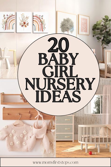 Transform your baby girl’s nursery into a dreamy space with these 20 nursery ideas! Whether you're seeking baby girl nursery inspiration, girly nursery themes, smart nursery organization, or the perfect pink nursery decor, this post has you covered. From beautiful nursery decor to practical nursery organization tips, these ideas will help you create a cozy, stylish, and functional space for your little one. Perfect for parents looking to add sweetness and charm to their baby girl’s room. Trending Nursery Themes 2024, Small Girl Nursery Ideas, Nursery Decor Themes, Small Girl Nursery, Nursery Room Inspiration Girl, Girly Nursery Ideas Pink, Baby Girl Themes Nursery, Neutral Pink Nursery, Baby Room Ideas Girl