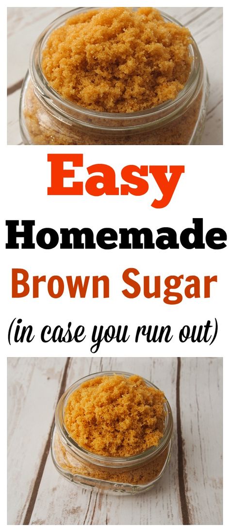 Brown Sugar Homemade, Substitute For Brown Sugar, Brown Sugar Recipe, Brown Sugar Replacement, Soften Brown Sugar, Homemade Brown Sugar, Make Brown Sugar, Super Cookies, Cookie Recipes From Scratch