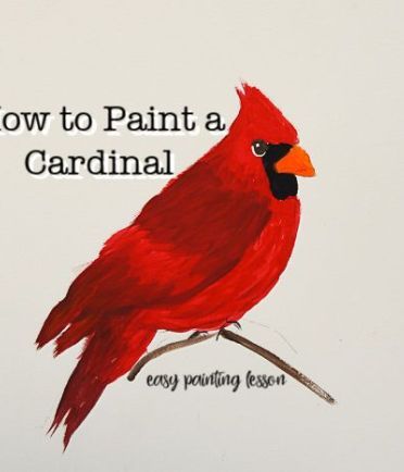 October 2018 - Pamela Groppe Art Bird Painting Acrylic, Cardinal Painting, Learn How To Paint, Painting Art Lesson, Acrylic Painting Techniques, Acrylic Painting Tutorials, Red Bird, Painting Lessons, Beginner Painting