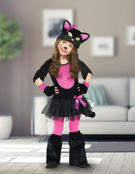 Toddler Kitty Costume Super Kitties Costume, Simple Cat Costume, Cat Costumes For Kids, Cat Costume For Kids, Cat Custome, Toddler Cat Costume, Halloween Costumes Cat, Hello Kitty Halloween Costume, Diy Girls Costumes