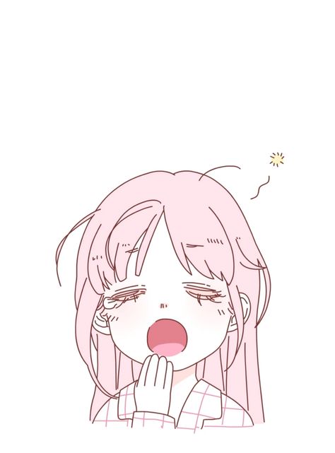 Girl Yawning Wallpaper Anime Expressions, Kawaii Wallpaper, Anime Angel, 영감을 주는 캐릭터, Kawaii Art, Art Anime, Anime Sketch, Anime Kawaii, Karakter Anime