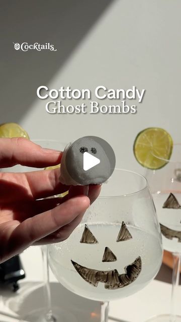 Cocktails (21+ to follow) on Instagram: "Cheers to magical sips during spooky season! Tag someone you want to make these cotton candy ghost bombs with👻  #cottoncandy #glitter #cottoncandybombs #ghost #halloween #fyp" Cotton Candy Halloween, Crafty Cocktails, Cotton Candy Drinks, Halloween Camping, Retro Arcade Games, Candy Drinks, Motherhood Inspiration, Pinterest Contest, Retro Arcade