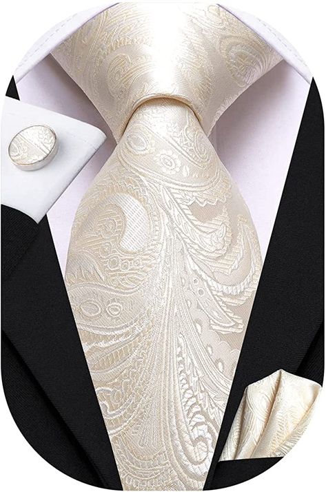 Champagne Tie, Tuxedo Accessories, Luxury Ties, White Wedding Shoes, Designer High Heels, Tie For Men, Cufflink Set, Womens Wedding Shoes, Wedding Ties