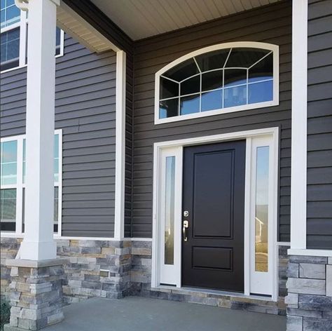 Exterior Door Styles, Steel Doors Exterior, Fiberglass Exterior Doors, Fiberglass Entry Doors, Therma Tru, Granite Colors, Front Doors With Windows, Fiberglass Door, Inspiration Photo