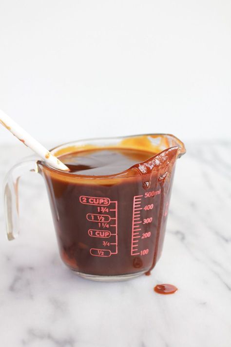 Sweet Baby Rays BBQ sauce - 1 1/2 cups brown sugar 1 1/2 cups ketchup 1/2 cup red wine vinegar 1/2 cup water 1 tablespoon Worcestershire sauce 2 1/2 tablespoons dry mustard 2 teaspoons paprika 2 teaspoons salt 1 1/2 teaspoons black pepper 2 dashes hot pepper sauce Directions In a saucepan, combine all ingredients.  Bring to a boil and boil for 1 minute.  Cool. Makes 4 cups. Homemade Barbeque Sauce, Sweet Baby Rays Bbq Sauce, Sweet Baby Rays, Baby Ray, Barbecue Sauce Recipes, Homemade Barbecue Sauce, Homemade Condiments, Gravy Sauce, Barbeque Sauce