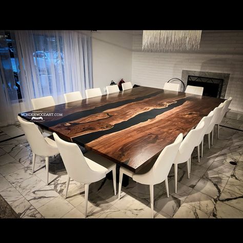 Wooden Dining Table Chairs, 12 Person Dining Table, Live Edge Conference Table, Live Edge Walnut Dining Table, Wood Slab Dining Table, Large Dining Room Table, Big Dining Table, Wood Slab Table, Live Edge Furniture