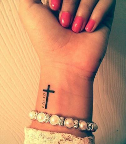 180+ Best Faith Tattoos Designs With Meaning (2023) - TattoosBoyGirl Tattoos Christian, Tato Lengan Bawah, Cross Tattoo On Wrist, Small Cross Tattoos, Tato Salib, Simple Cross Tattoo, Tattoo Son, Tatuagem Masculina Pequena, Cross Tattoos For Women