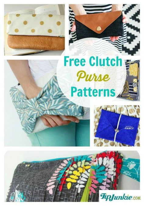 Free Clutch Purse Patterns-jpg Free Clutch Purse Patterns, Clutch Purse Pattern Free, Sew Envelope, Clutch Purse Pattern, Diy Clutch Purse, Pochette Diy, Clutch Bag Pattern, Purse Patterns Free, Clutch Pattern